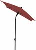 Derby Balkonschirm ca. 180x120 cm/4tlg. D. 833 bordeaux, Gestell anthrazit 22/25mm, ohne Volant Bild 2