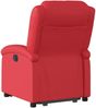 vidaXL Relaxsessel mit Aufstehhilfe Elektrisch Rot Kunstleder 3204245 Bild 5