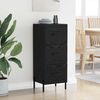 vidaXL Sideboard Schwarz Eichen-Optik 34 x 34,5 x 90 cm Holzwerkstoff 881569 Bild 4