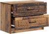 vidaXL Nachttisch Altholz 62 x 34,5 x 44,5 cm Holzwerkstoff 895703 Bild 3