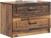 vidaXL Nachttisch Altholz 62 x 34,5 x 44,5 cm Holzwerkstoff 895703 Bild 2