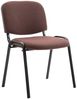 CLP 4er Set Besucherstuhl Ken Stoff stapelbar und mit modernem Design,braun Bild 2
