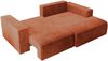 Selsey 'Farese Mini' Ecksofa mit Cordbezug, Schlaffunktion und Stauraum, Rostrot, rechts Bild 3