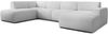 AX LIVING XXL Sofa U Form Didim Perlweiß 378ncm modern & großzügig L Bild 3