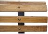 Gartenbank HWC-F97, Sitzbank Parkbank Holzbank, 2-Sitzer Gusseisen Holz 122cm 22kg ~ hellbraun Bild 4