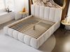 GRAINGOLD Cloud Bett 140x200, Polsterbett ohne Bettkasten, Bouclé-Stoff, mit Lattenrost, Beige Bild 5