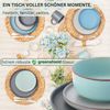 SÄNGER Steingut Geschirrset Bombay Sky Shades 12 teilig für 4 Personen Bild 3