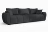 AX LIVING Malatya Big Sofa mit Schlaffunktion Schlafsofa in Dunkelgrau Bild 2