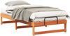 vidaXL Bettrahmen Braun 75 x 190 cm Massives Kiefernholz 873156 Bild 2