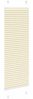 vidaXL Plissee Creme 45x150 cm Stoffbreite 44,4 cm Polyester 4015285 Bild 4