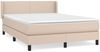 vidaXL Boxspringbett Matratze Cappuccino-Braun 140x190cm Kunstleder 3130660 Bild 2