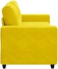 vidaXL Zweisitzer-Sofa Gelb 180x77x82 cm Samt 4105128 Bild 5