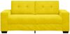 vidaXL Zweisitzer-Sofa Gelb 180x77x82 cm Samt 4105128 Bild 4