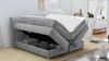 'Carla' Boxspringbett mit Bettkasten, grau, 180x200 cm Bild 2