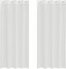 vidaXL Voile Vorhänge mit Ösen 2 Stk. Weiß 4102152 Bild 2
