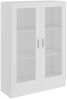 vidaXL Vitrinenschrank Weiß 82,5x30,5x115 cm Holzwerkstoff 802750 Bild 2