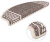 Metzker® Stufenmatte Stufenmatten Potsdam, Halbrund, Höhe: 6 mm, 15 Stück im Set - Braun Bild 4