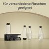 SONGMICS Flaschenhalter, für 3 Flaschen, Abtropfgestell flaschen, Stahl, schwarz Bild 4