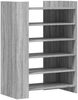 vidaXL Schuhschrank Grau Sonoma 74,5x37,5x100 cm Holzwerkstoff 848435 Bild 2