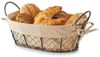 Basera® Aufbewahrungskorb Brotkorb / Obstkorb mit waschbarem Stoffeinsatz (1 St), 30 x 21 x 11 cm Bild 3