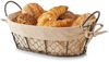 Basera® Aufbewahrungskorb Brotkorb / Obstkorb mit waschbarem Stoffeinsatz (1 St), 30 x 21 x 11 cm Bild 4