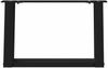 vidaXL Couchtischbeine U-Form 2 Stk. Schwarz 40x(30-31) cm Stahl 4012740 Bild 5