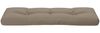 vidaXL Palettenkissen Taupe 120 x 40 x 12 cm Stoff Bild 5