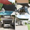 vidaXL Sonnensegel 160 g/m² Schwarz 4x4x5,8 m HDPE 311754 Bild 3