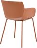 CLP 2er Set Gartenstuhl Alpena Stapelstühle wetterfest und UV-beständig,terracotta Bild 5