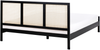 Bett mit Lattenrost Kiefernholz SALERNAS 180 x 200 cm Schwarz Bild 5