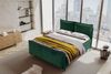 99rooms Vero Plus Boxspringbett 160x200 cm Cordstoff POSO Dunkelgrün Bild 3