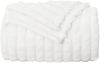 vidaXL Überwurfdecke Weiß 200 x 150 cm Fleece 42016934 Bild 4