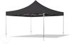 4x4 m Faltpavillon PROFESSIONAL Alu 40mm, Seitenteile mit Panoramafenstern, schwarz Bild 2