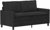 vidaXL Sofa Set 2 pcs Schwarz Samt 3417072 Bild 4