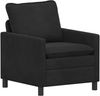 vidaXL Sofa Set 2 pcs Schwarz Samt 3417072 Bild 3