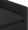 vidaXL Sofa Set 2 pcs Schwarz Samt 3417072 Bild 5