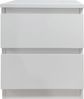 HTI-Living Nachtkommode Nachtkommode 2er Set Weiß (Set, 2 St, 2 Nachtkommoden), Nachtschrank Nachttisch Bild 4