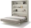 MEBLINI Schrankbett Bed Concept - BC-13 - 180x200cm Vertikal - Kaschmir mit Matratze - Wandbett mit Lattenrost - Klappbett mit Schrank - Wandklappbett - Murphy Bed - Bettschrank Bild 1