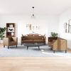 vidaXL 3-tlg. Chesterfield-Sofa-Set Braun Kunstleder Wildleder-Optik 3209290 Bild 3