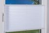 K-home Klemmfix-Plissee Weiß 130x130 cm (B x L) Lichtschutz +++ Moderne Crushed Optik +++ Bild 4