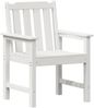 vidaXL Gartenstuhl 4 pcs Weiß 65,5 x 59 x 88 cm Polyethylen 3335795 Bild 4