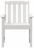 vidaXL Gartenstuhl 4 pcs Weiß 65,5 x 59 x 88 cm Polyethylen 3335795 Bild 5