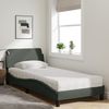 vidaXL Bett mit Matratze "Dover" Dunkelgrau 90x190 cm Stoff 3208305 Bild 3