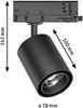 Paulmann 965. 66 ProRail3 LED Schienenspot Kratos 36° 1050lm 9W 4000K 230V Schwarz Bild 3