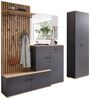 moebel-dich-auf Garderoben-Set COMO, (Paneel + Schuhschrank + Spiegel + Hochschrank, in anthrazit oder weiß / Artisan Eiche Nb), 223 cm breit Bild 2
