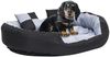 vidaXL Hundekissen Wendbar und Waschbar Grau und Schwarz 110x80x23 cm 171209 Bild 1