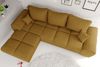 99rooms Antalya Ecksofa Cordstoff POSO Gold Links mit Schlaffunktion Bild 4