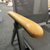 RENO Sonnenliege, Gestell: Aluminium iron grey, Armlehnen: Teak, Textil: grau Bild 4