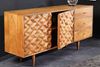 Dekoratives Sideboard MOSAICO 145cm Akazie Kommode Schubladen Bild 3