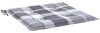 vidaXL Gartenstuhl-Kissen 4 Stk. Grau Karomuster 50x50x4 cm 314072 Bild 5